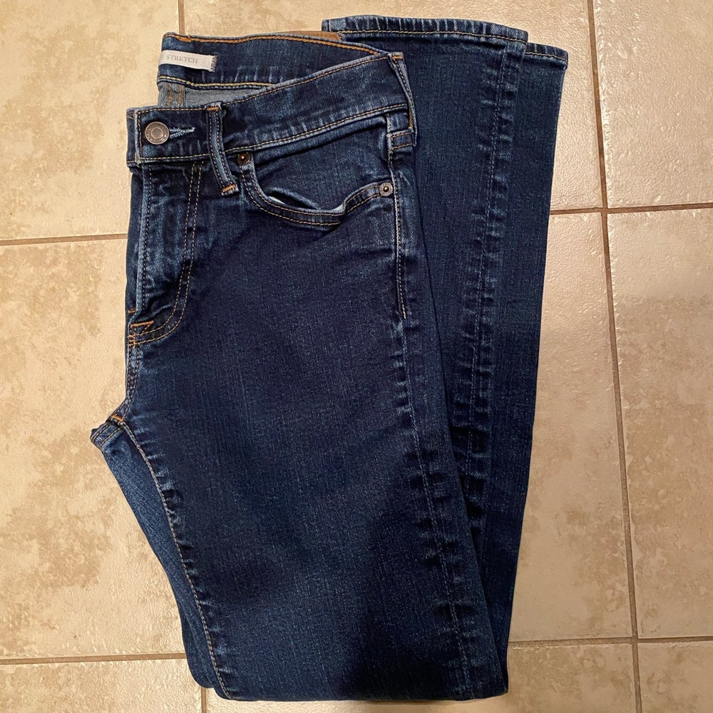 Men’s Abercrombie and Fitch Dark Wash Skinny Jeans